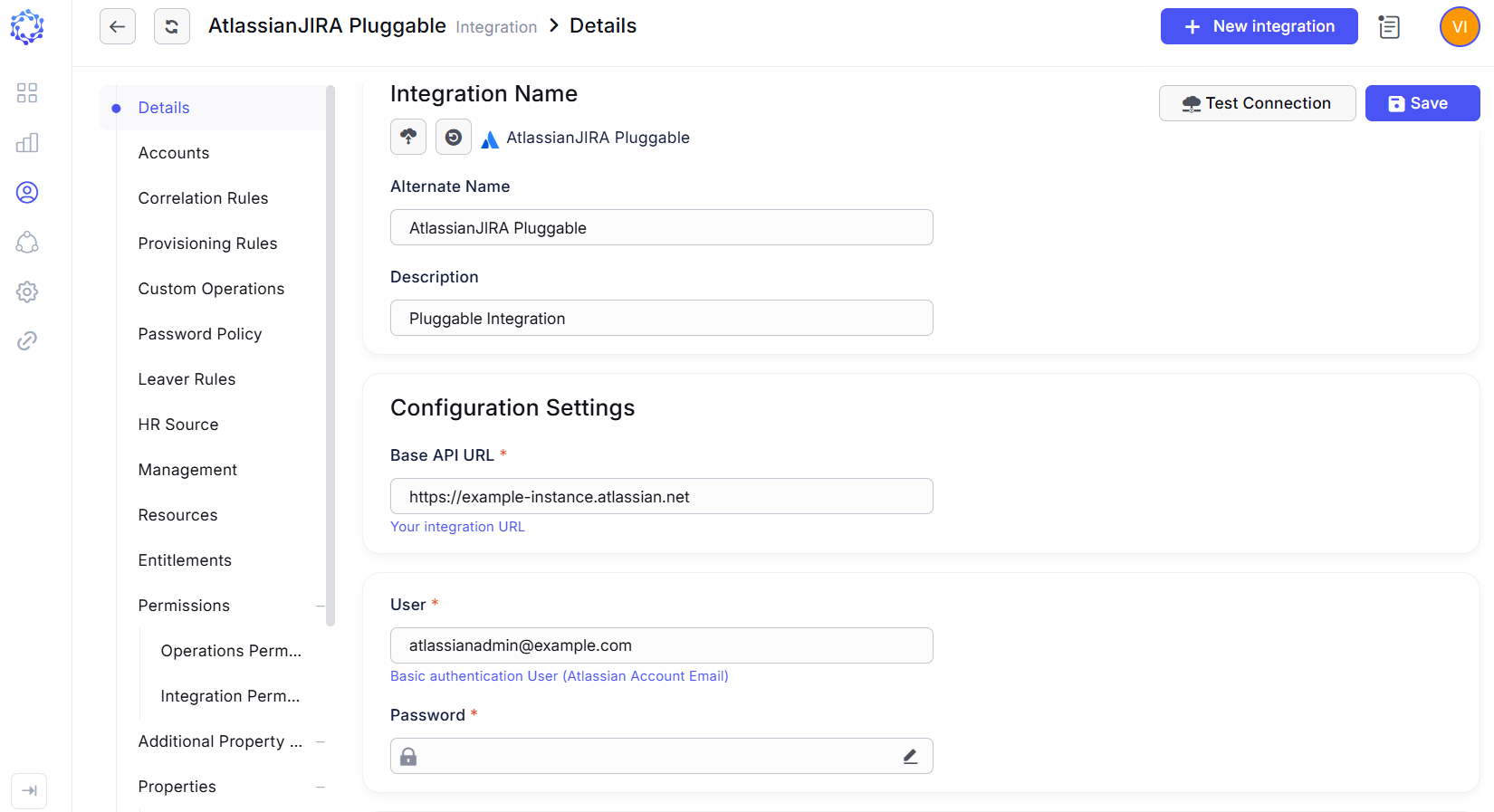 Atlassian integration configuration
