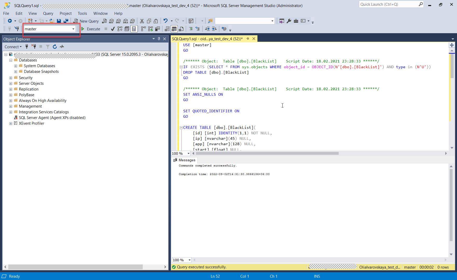 Blacklist script