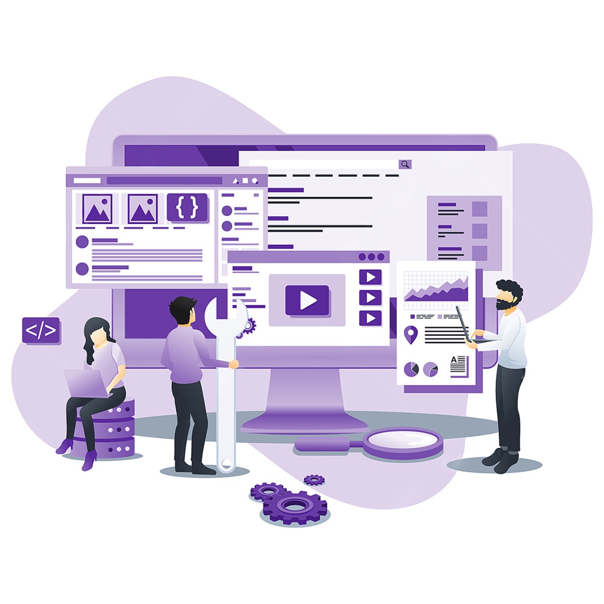 Teamwork Illustration